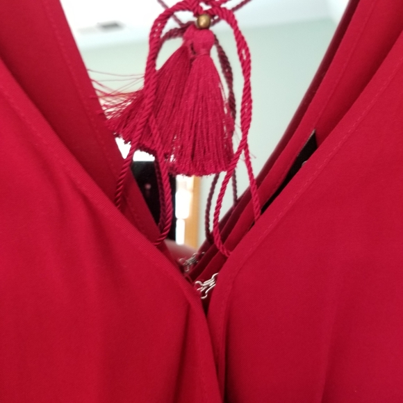 Express Red Romper- Small - Picture 6 of 9